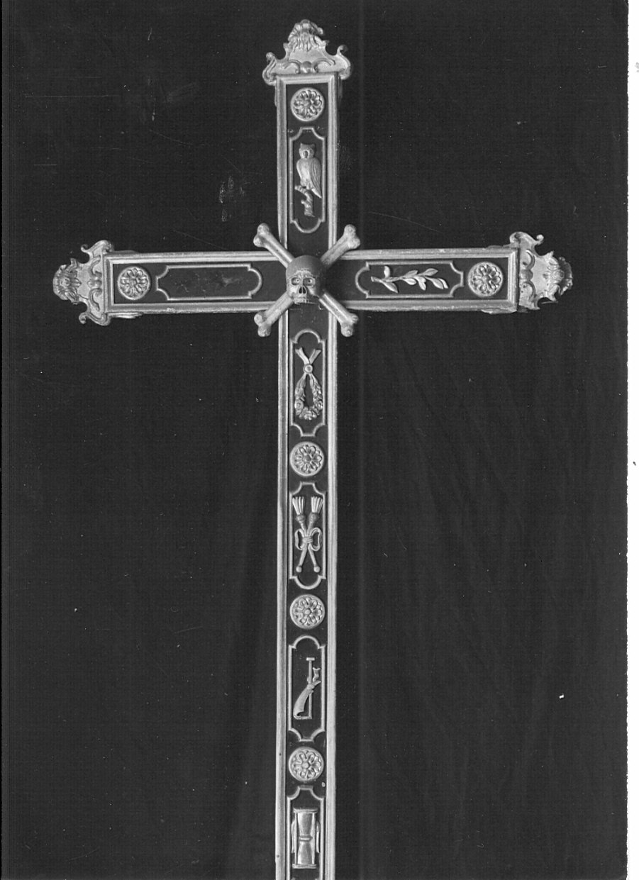 croce processionale, opera isolata - bottega lombarda (sec. XX)