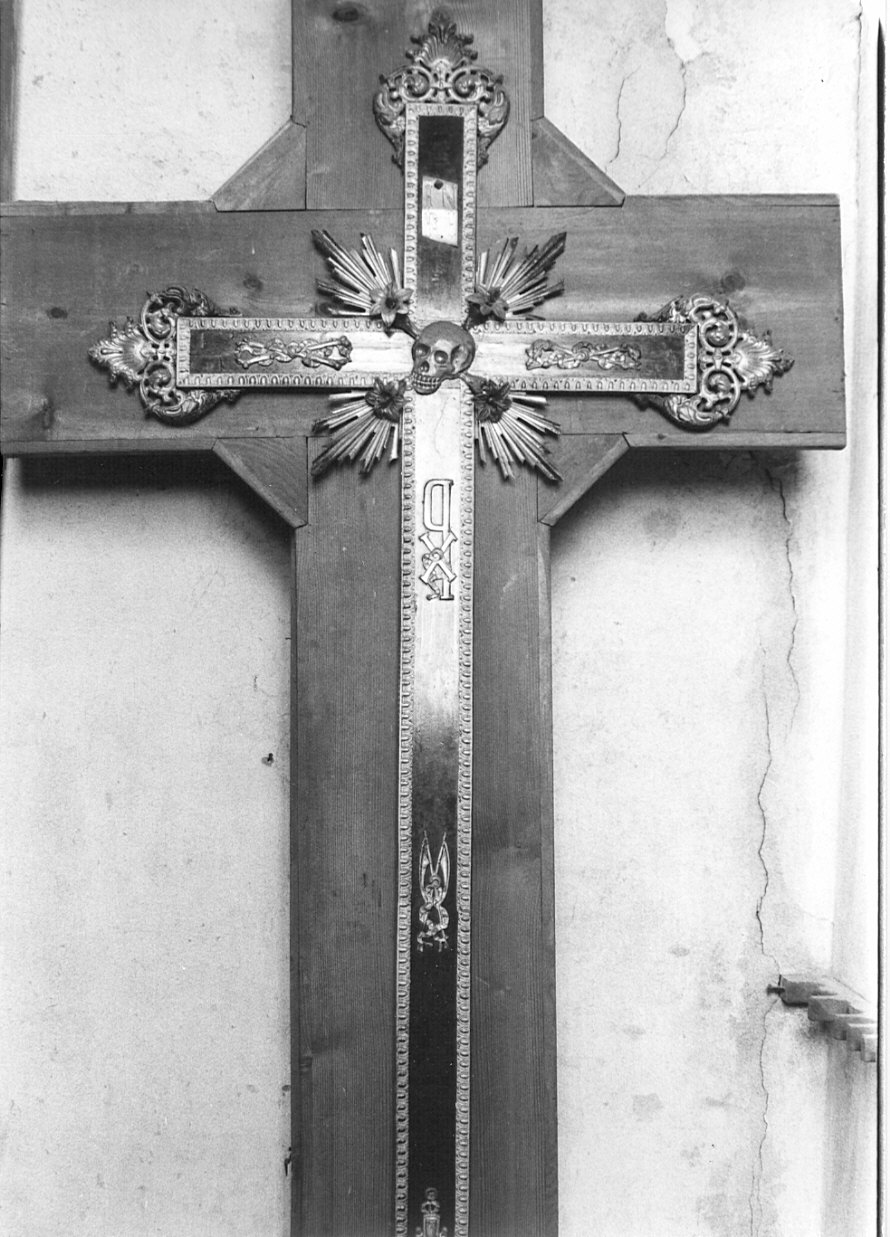 croce processionale, opera isolata - bottega lombarda (sec. XIX)