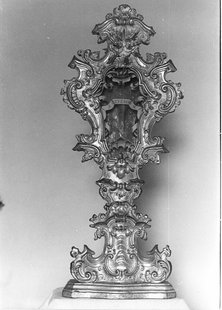 reliquiario - a ostensorio - bottega lombarda (sec. XVIII)