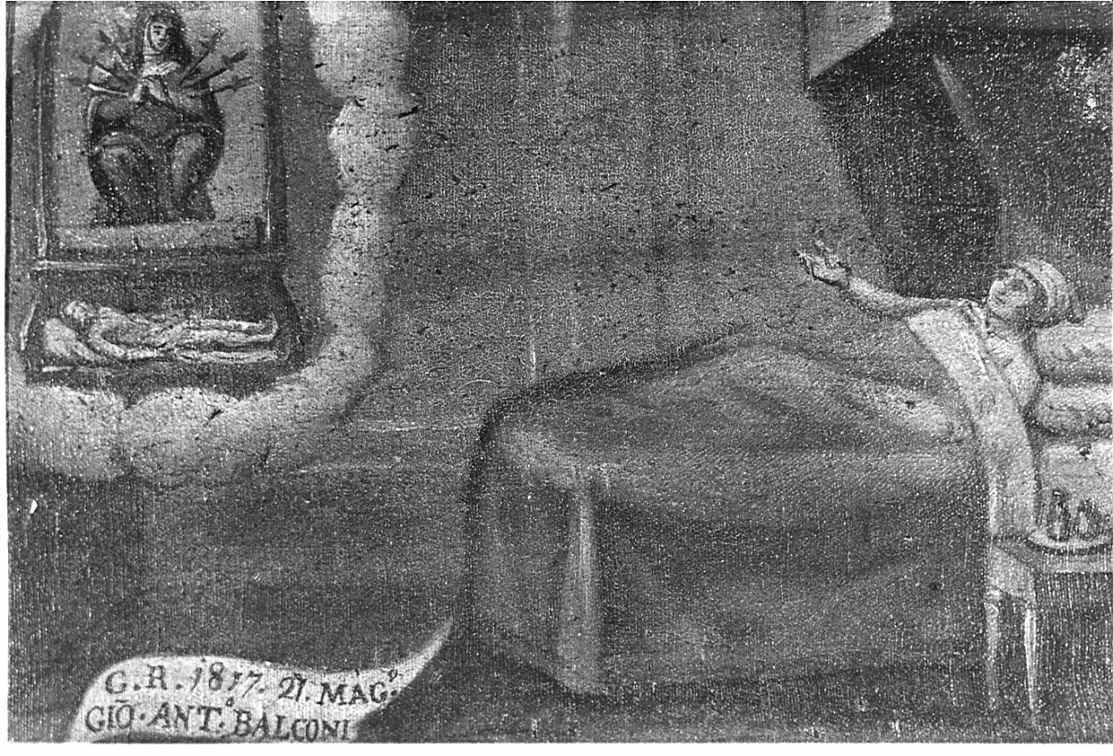 miracolo della Madonna (ex voto) - ambito italiano (sec. XIX)