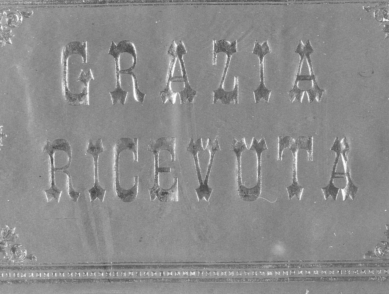 ex voto - bottega italiana (sec. XX)