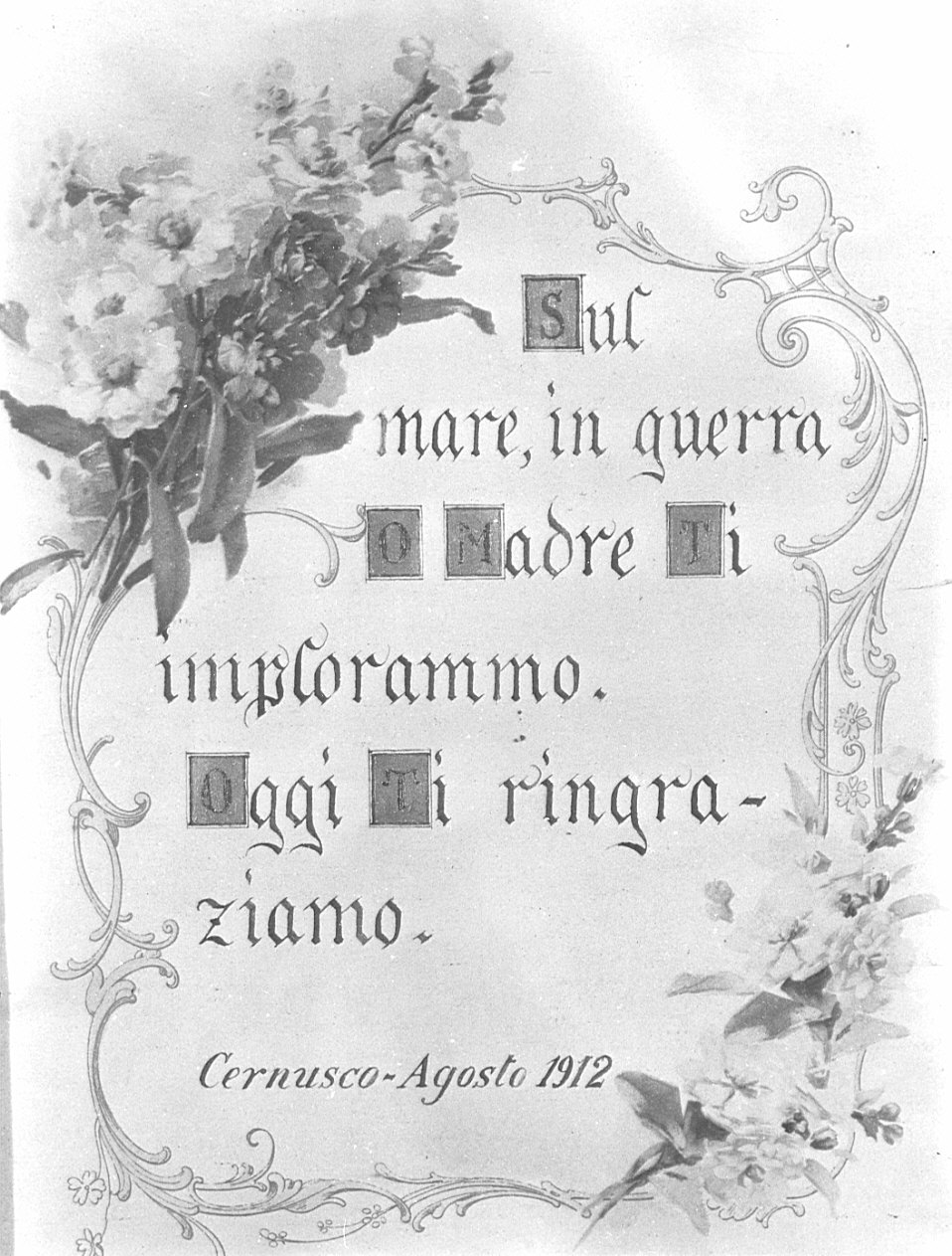 ex voto - bottega italiana (sec. XX)