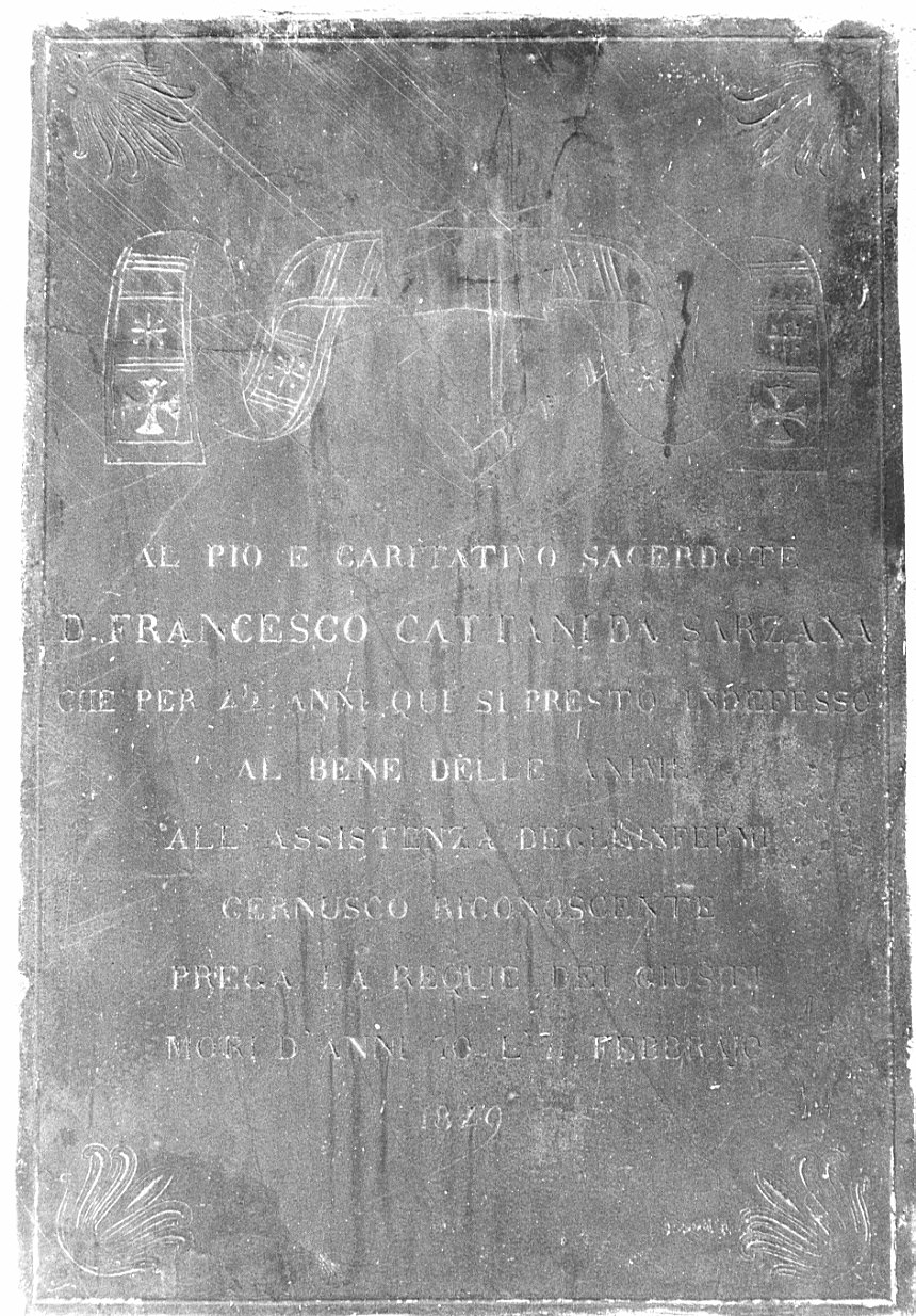 lapide - bottega lombarda (sec. XIX)