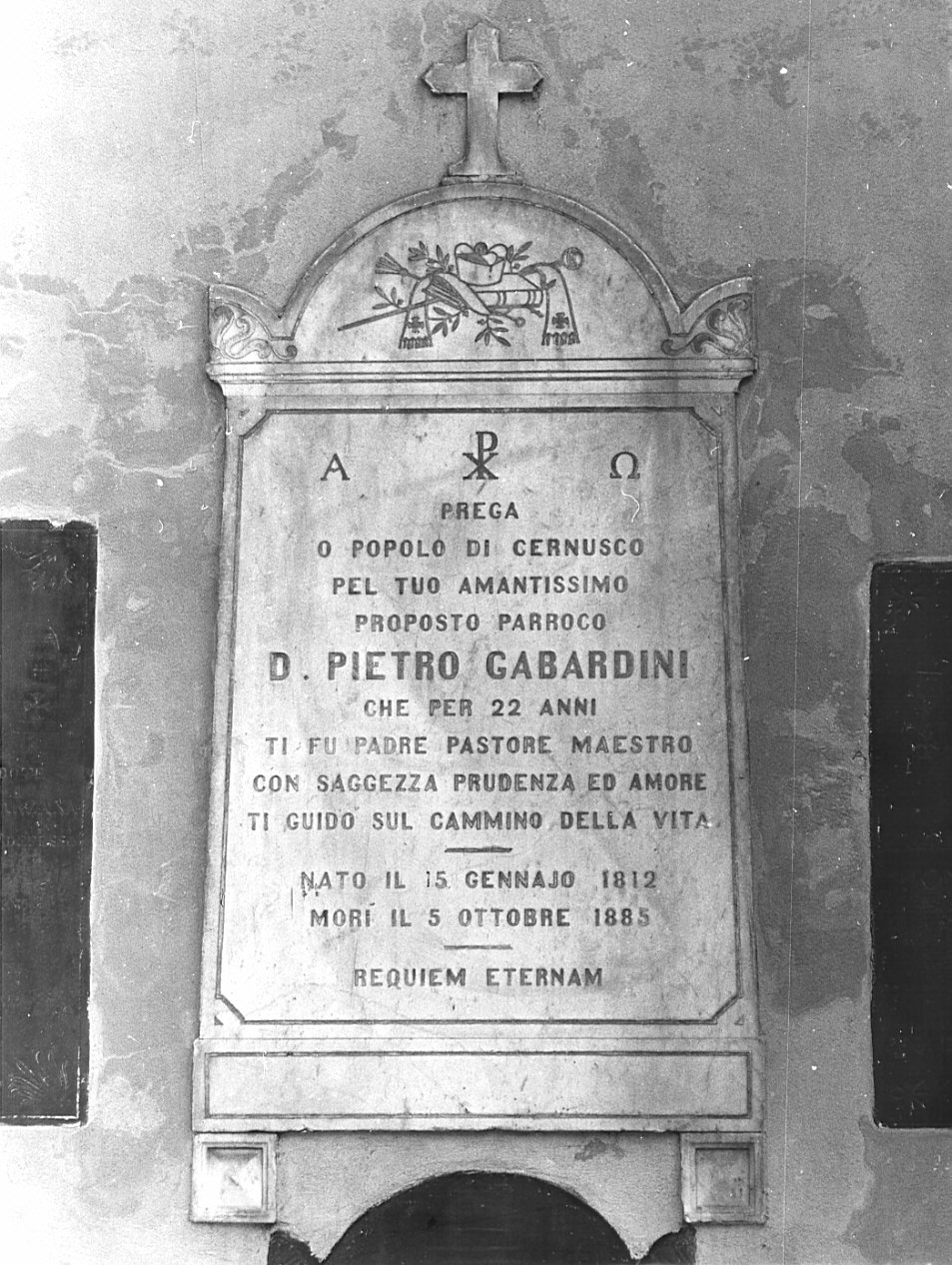 lapide - bottega lombarda (sec. XIX)