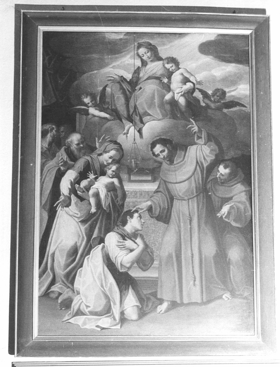 miracolo di San Diego o di Sant'Antonio da Padova (dipinto) di Trotti Giovanni Battista detto Malosso (sec. XVII)