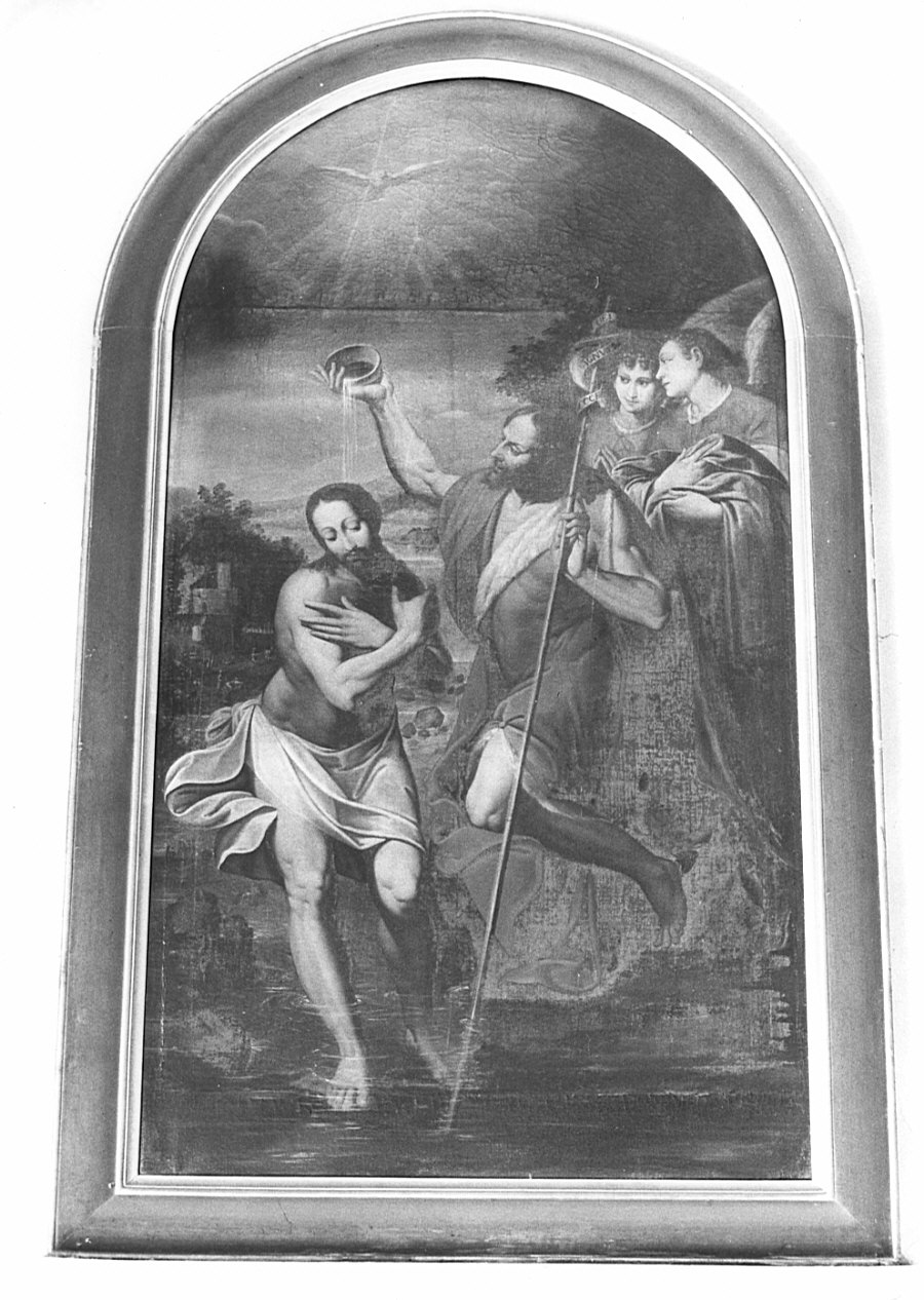 battesimo di Cristo (dipinto) di Procaccini Camillo (cerchia) (sec. XVII)