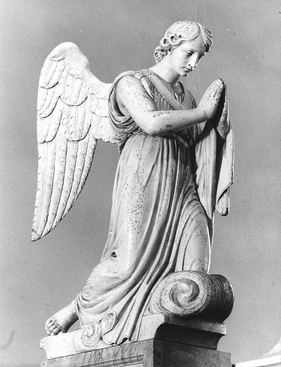 angelo orante (statua) - bottega lombarda (sec. XIX)