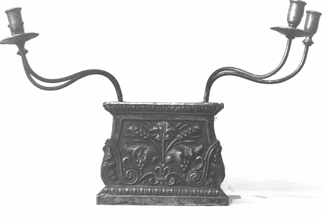 candelabro - bottega lombarda (sec. XIX)