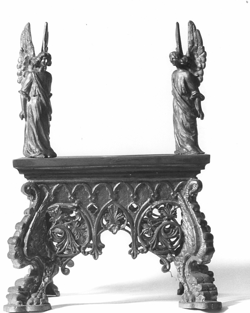 tronetto per esposizione eucaristica - bottega lombarda (inizio sec. XX)