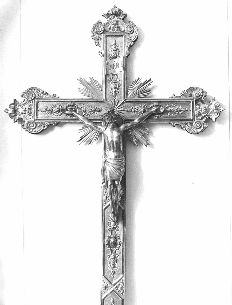 croce processionale, opera isolata - bottega lombarda (sec. XIX)