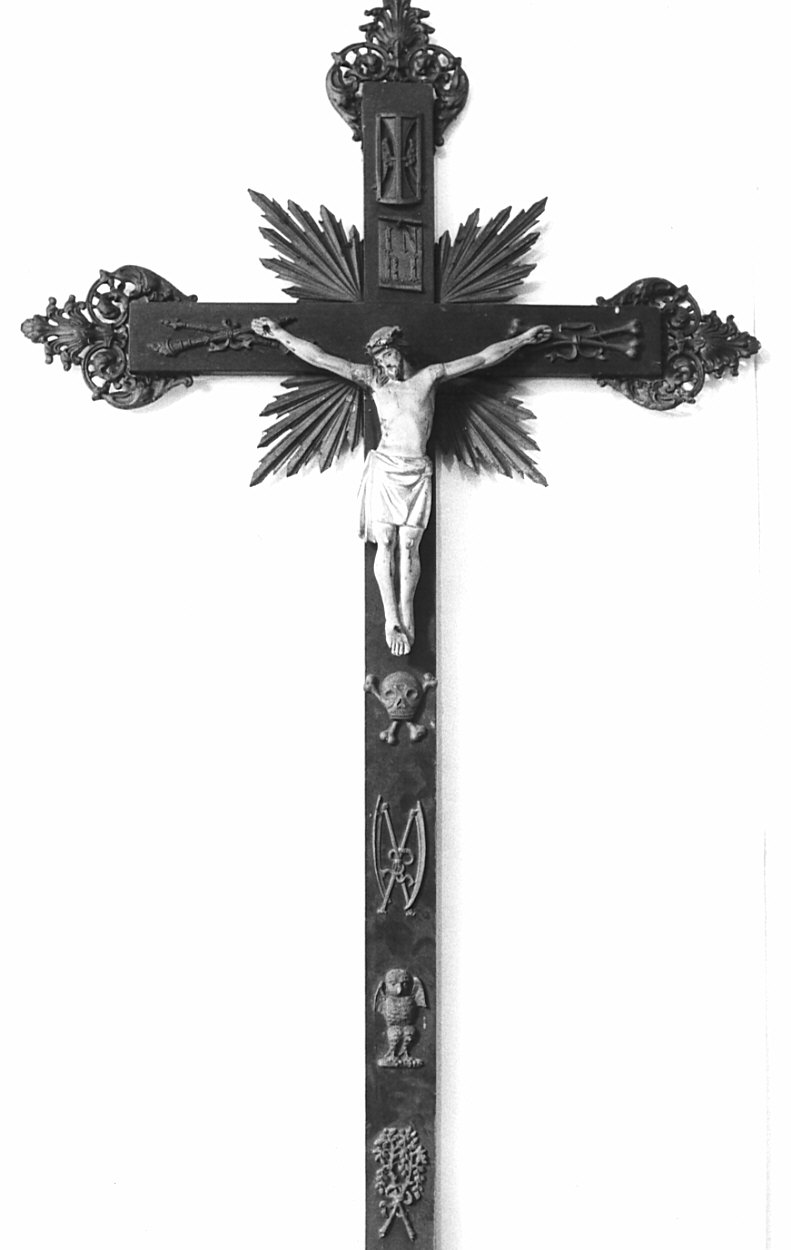 croce processionale, opera isolata - bottega lombarda (sec. XIX)