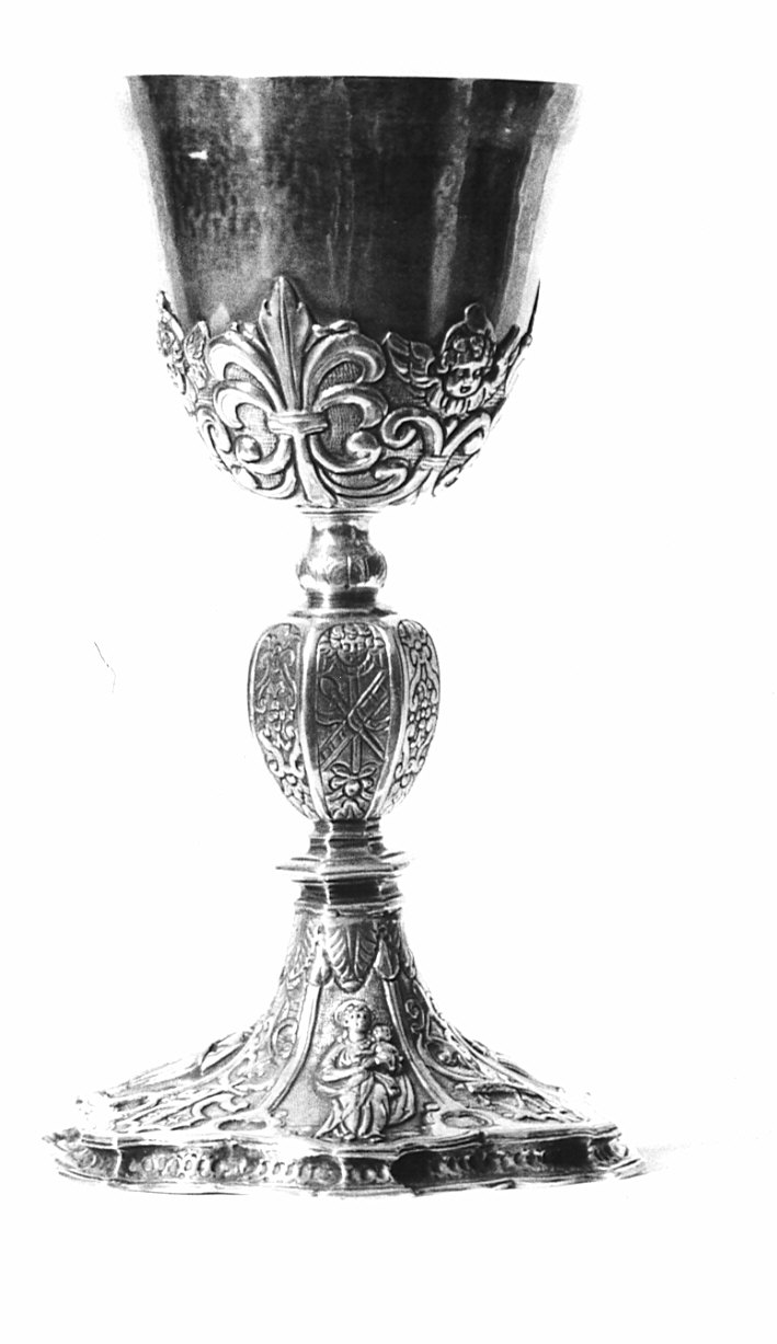 calice, opera isolata - bottega lombarda (secc. XVII/ XVIII)