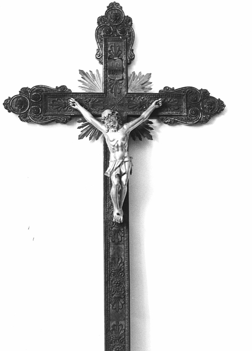 croce processionale, opera isolata - bottega lombarda (sec. XIX)