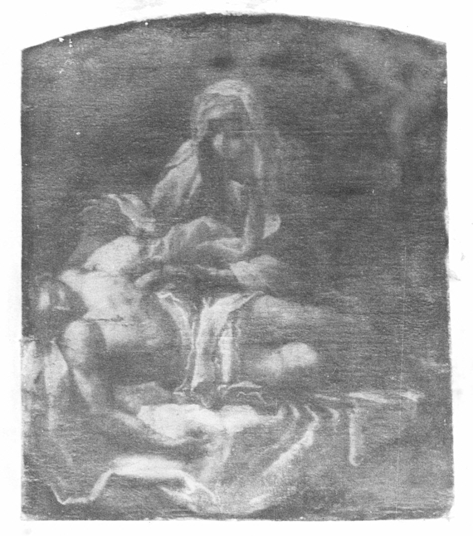 Pietà (dipinto, opera isolata) - ambito lombardo (fine/inizio secc. XVII/ XVIII)
