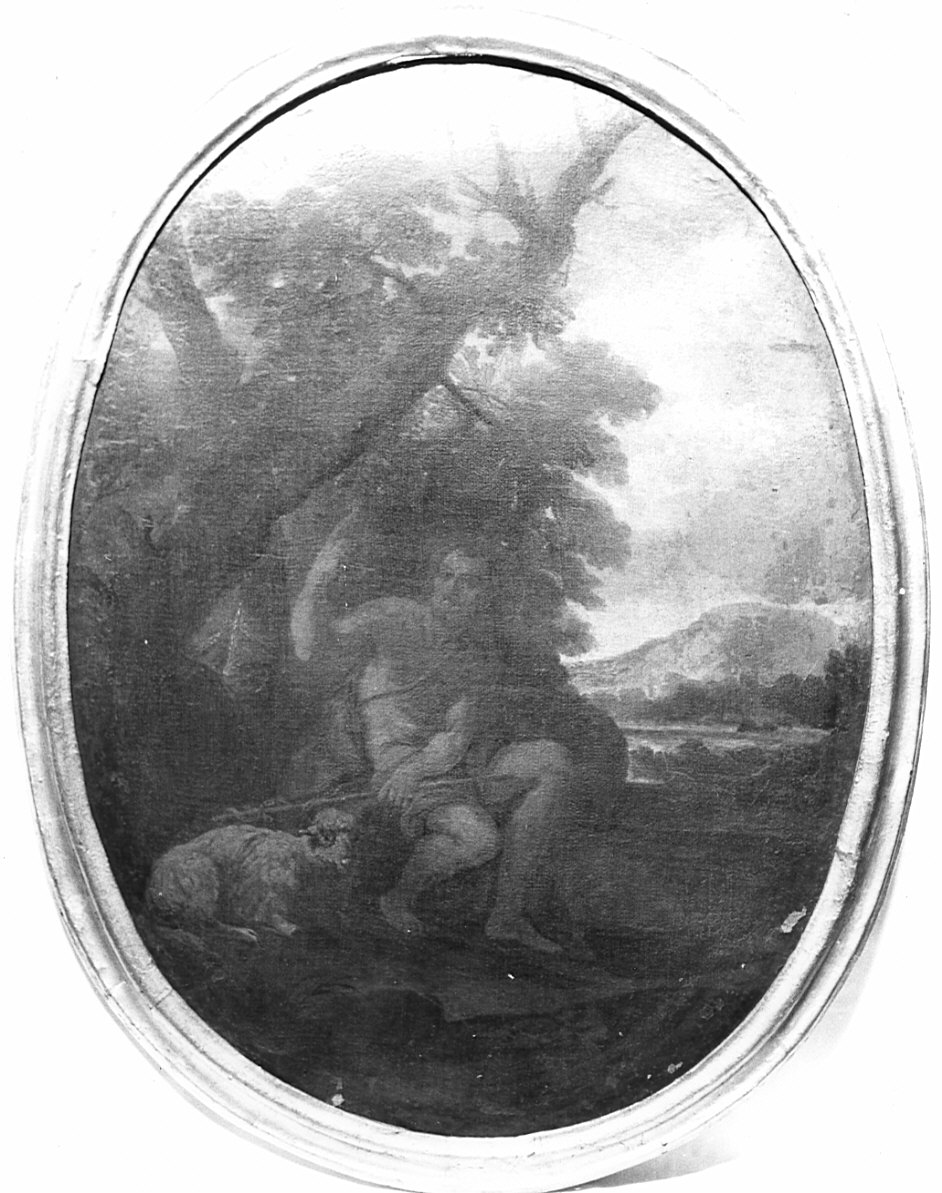 San Giovanni Battista (dipinto, pendant) - ambito lombardo (sec. XVIII)