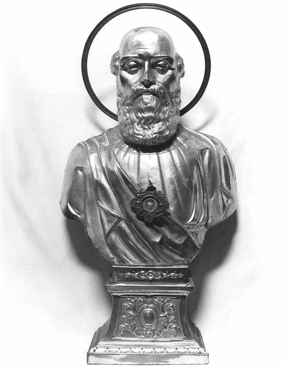 reliquiario - a busto - bottega lombarda (sec. XIX)