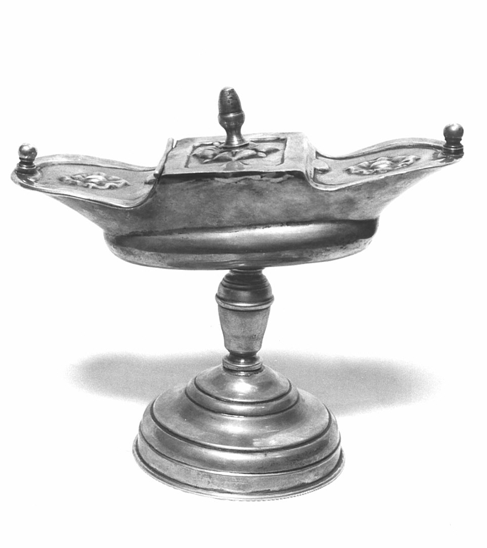 navicella portaincenso, opera isolata - bottega lombarda (sec. XIX)
