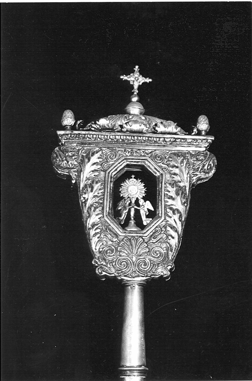 mazza di confraternita - bottega lombarda (prima metà sec. XIX)