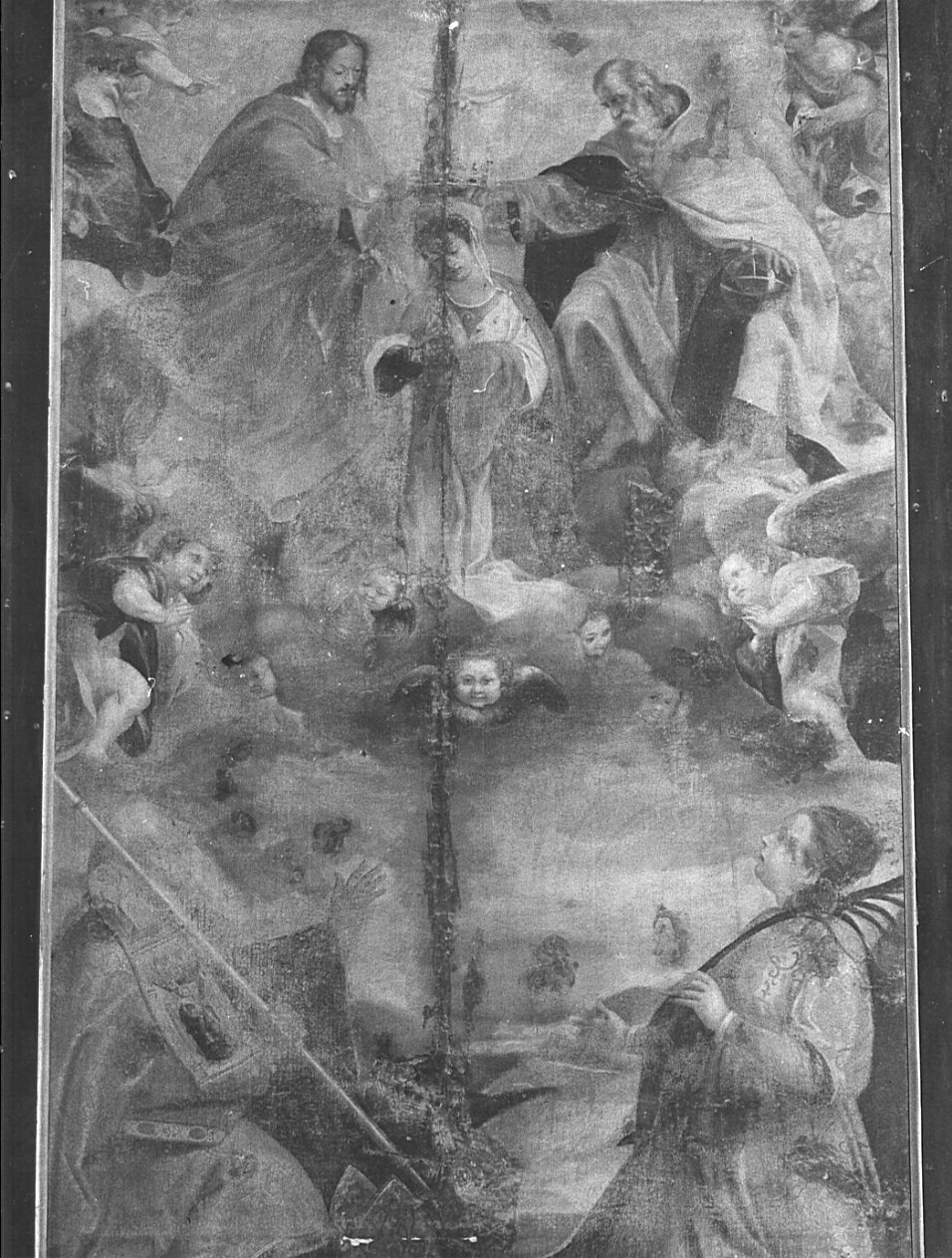 incoronazione di Maria Vergine (dipinto, opera isolata) di Fiori Federico detto Barocci (scuola) (sec. XVII)