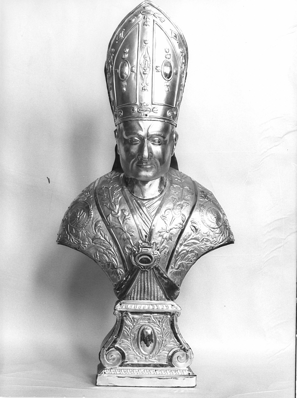 reliquiario - a busto - bottega lombarda (sec. XIX)