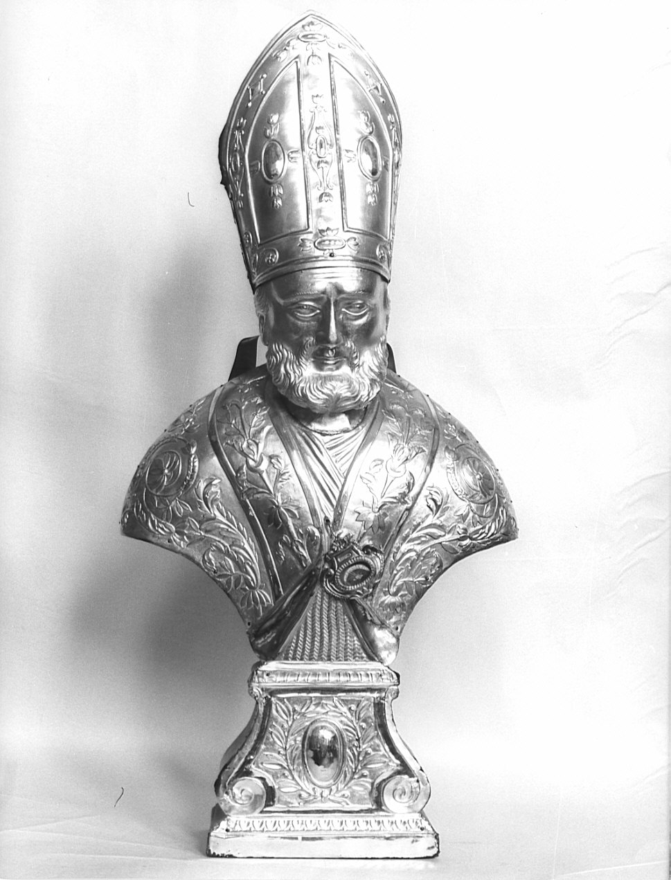 reliquiario - a busto - bottega lombarda (sec. XIX)