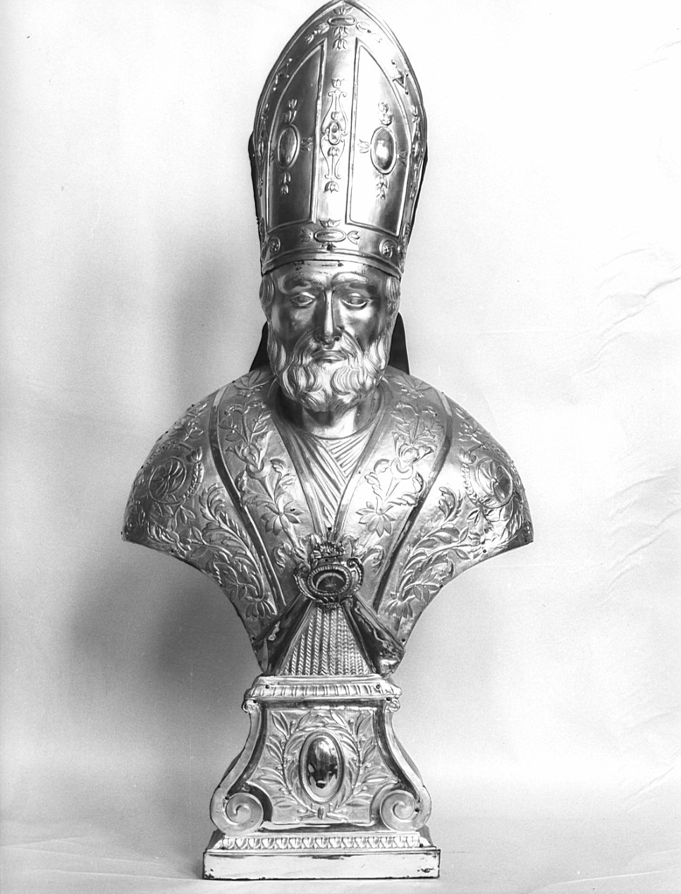 reliquiario - a busto - bottega lombarda (sec. XIX)