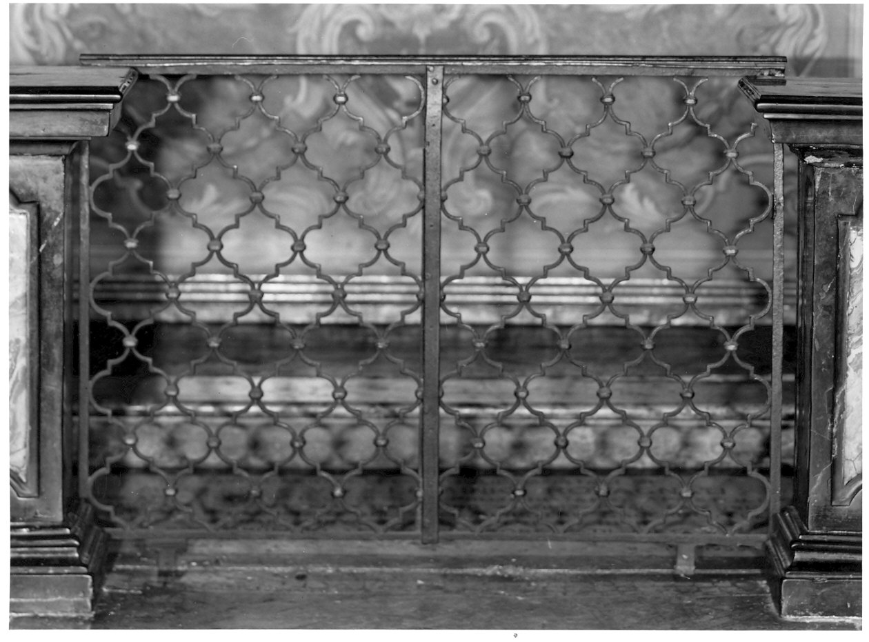 cancello di balaustrata, opera isolata - bottega lombarda (sec. XIX)