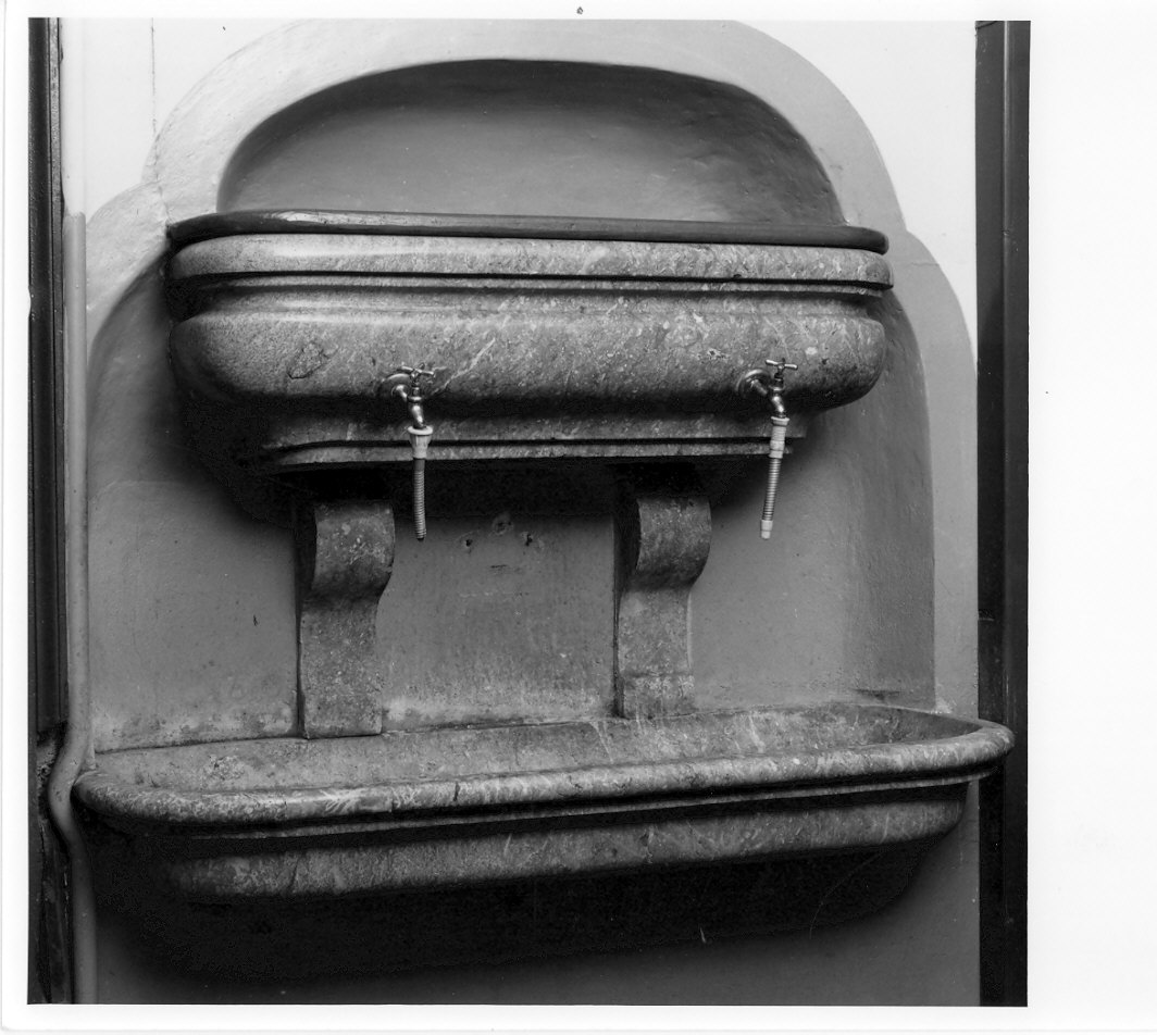 lavabo da sacrestia - bottega lombarda (sec. XIX)