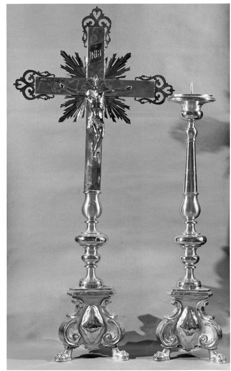 servizio d'altare - bottega lombarda (sec. XIX)