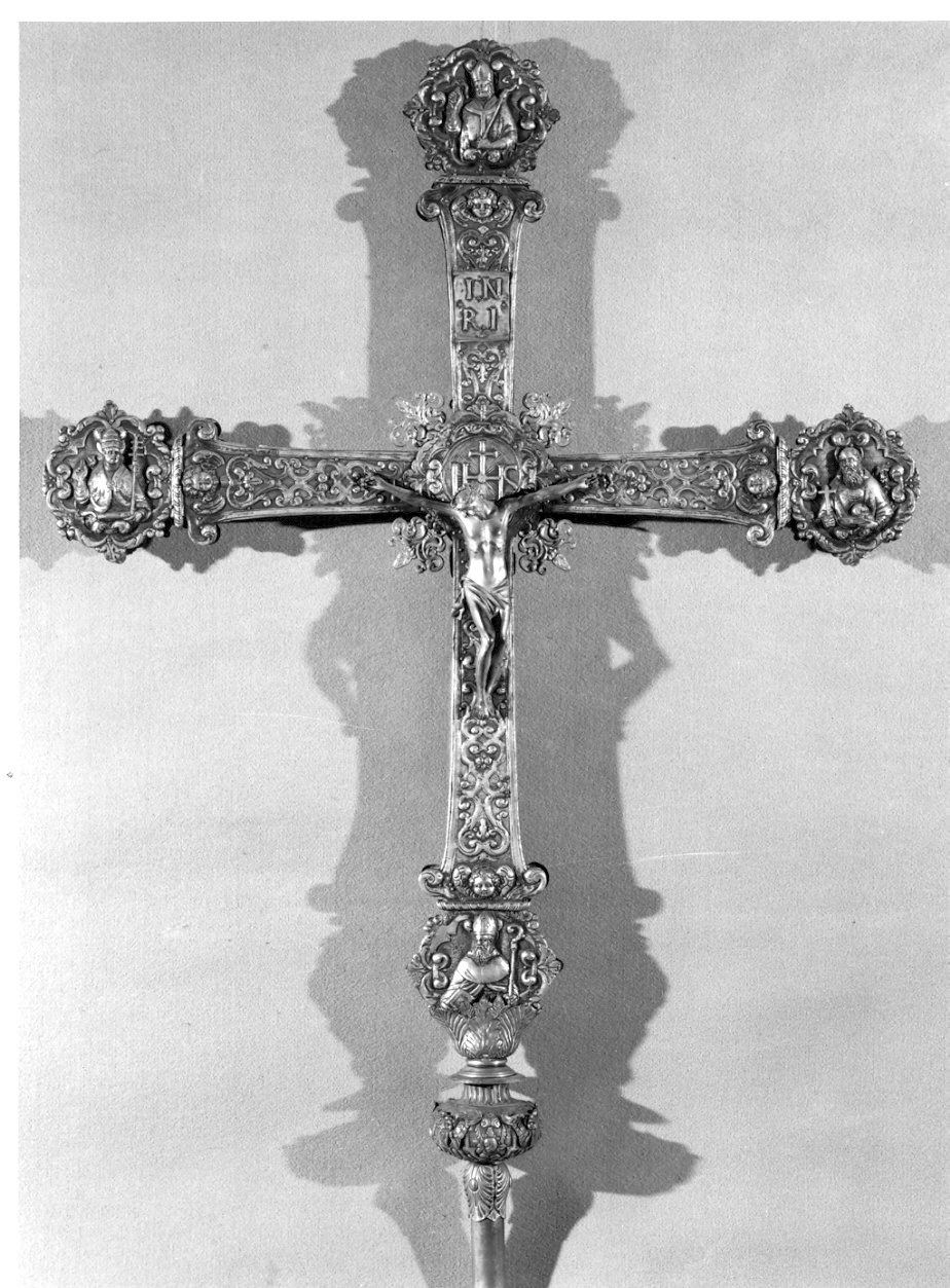 croce processionale, opera isolata - bottega lombarda (sec. XIX)