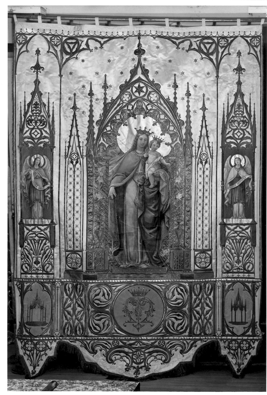 stendardo - manifattura lombarda (inizio sec. XX)