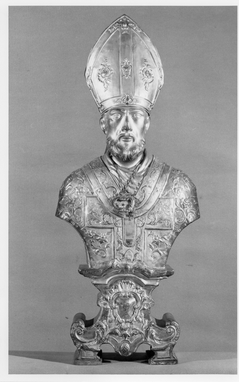 reliquiario - a busto - bottega lombarda (sec. XIX)