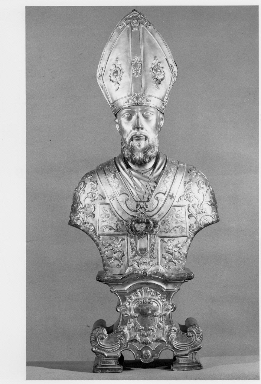 reliquiario - a busto - bottega lombarda (sec. XIX)