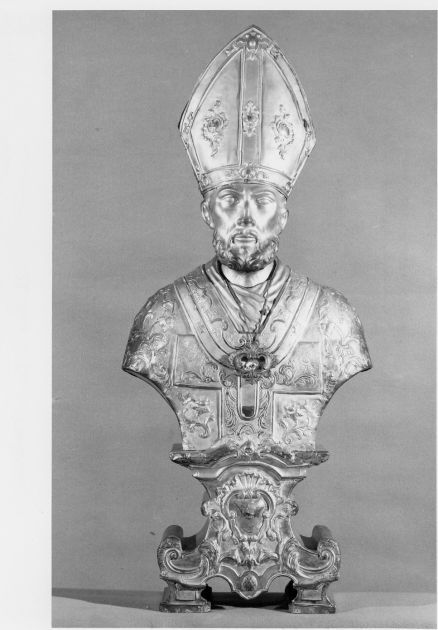 reliquiario - a busto - bottega lombarda (sec. XIX)