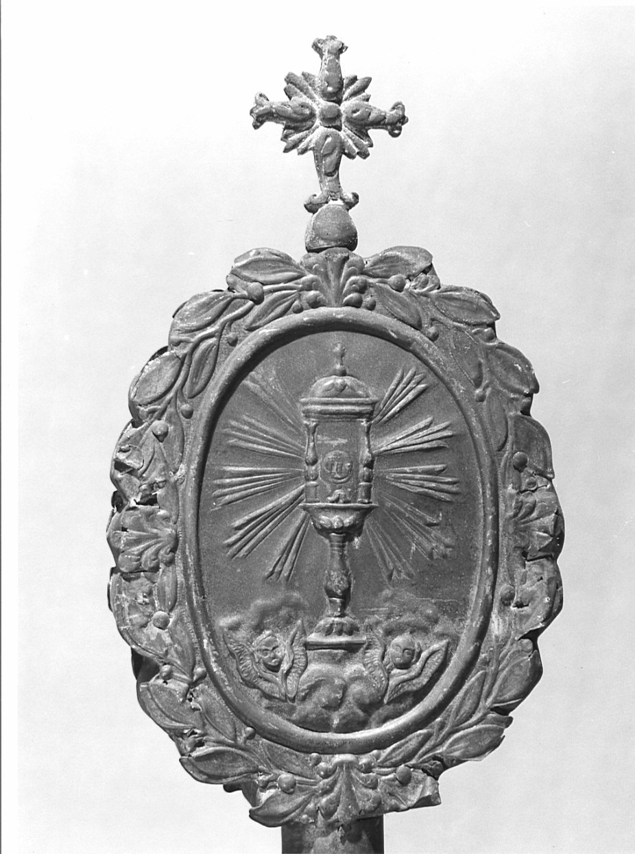 mazza processionale - bottega lombarda (sec. XIX)