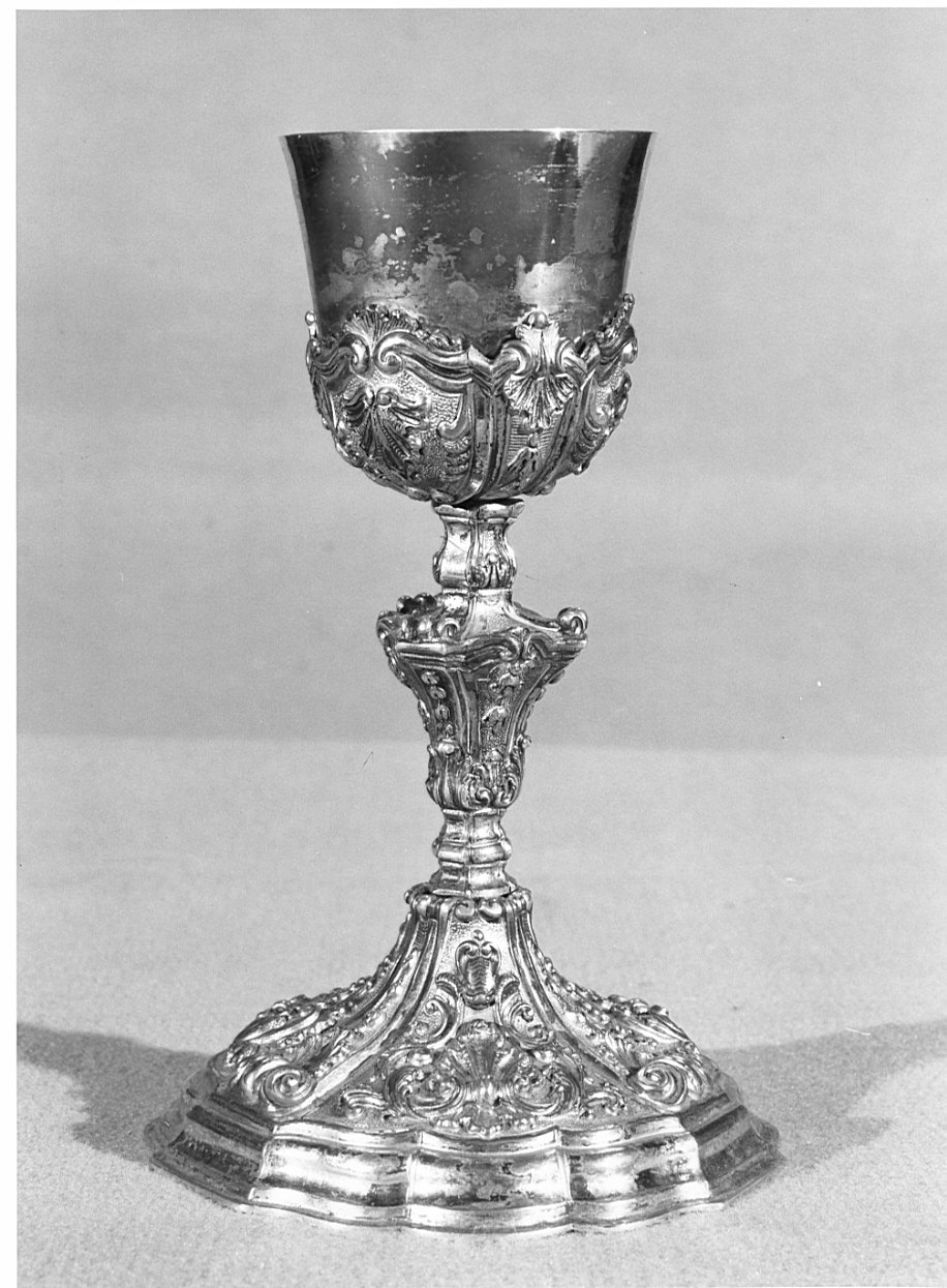 calice, opera isolata - bottega lombarda (sec. XVIII)