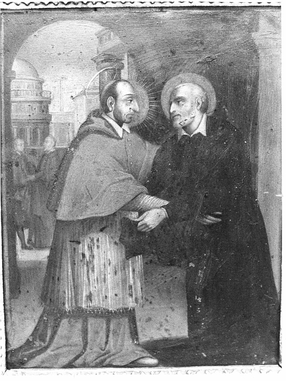 Santi (dipinto, opera isolata) - ambito lombardo (sec. XVII)