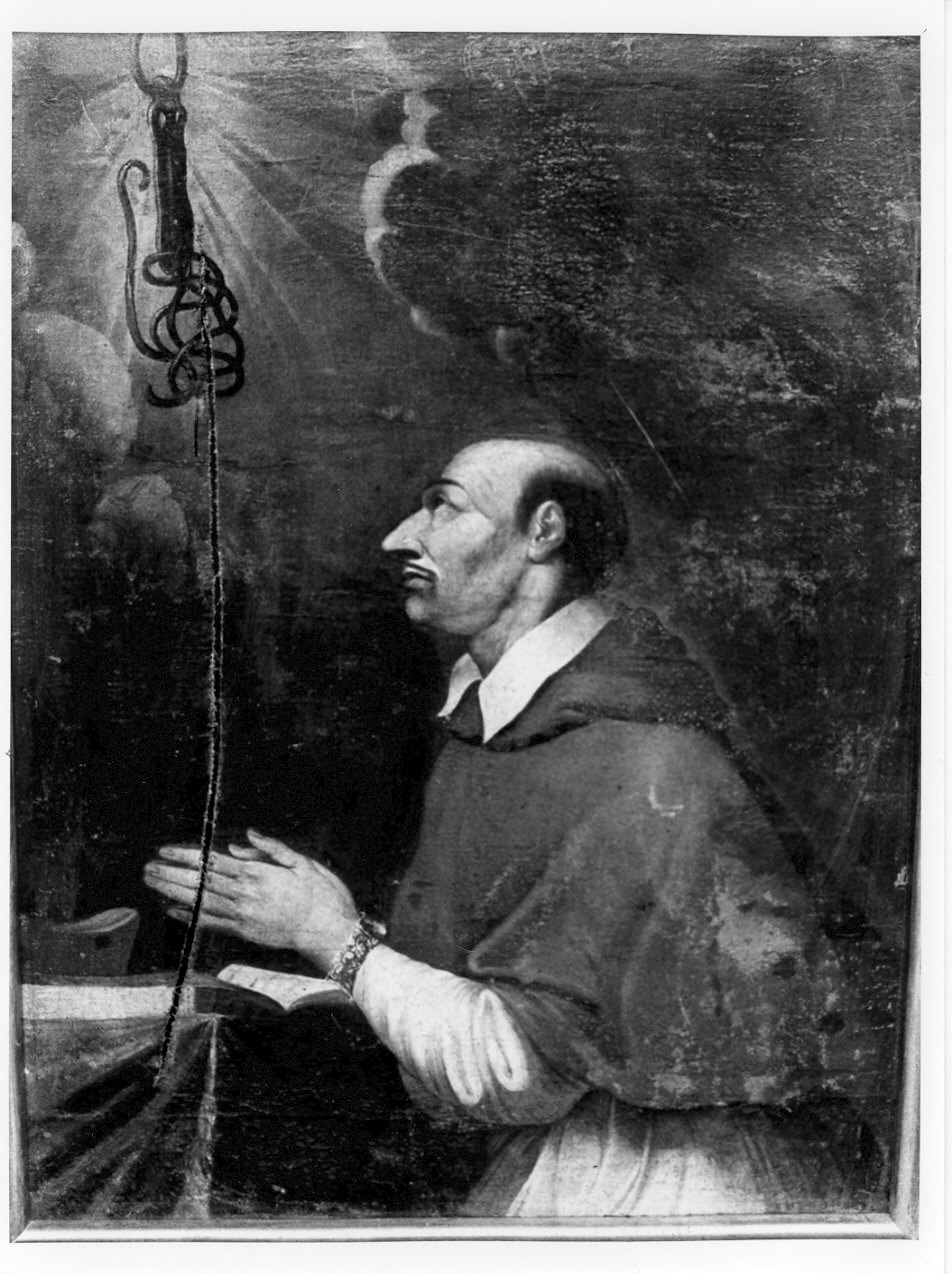 San Carlo Borromeo (dipinto, opera isolata) - ambito lombardo (sec. XVII)