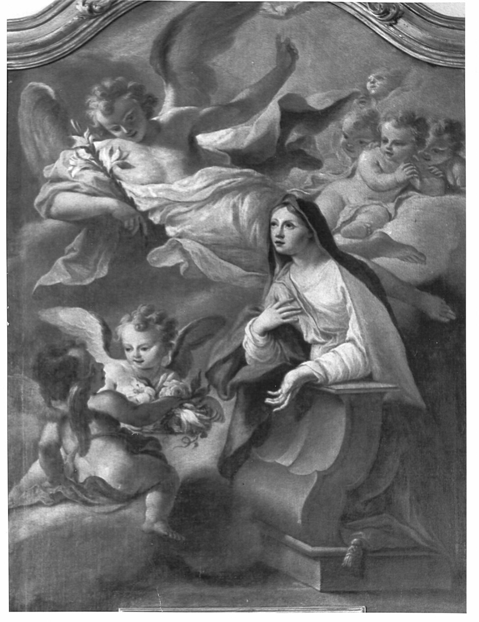 Annunciazione (dipinto, opera isolata) - ambito milanese (prima metà sec. XVIII)