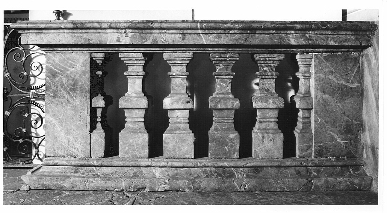 balaustrata, opera isolata - bottega lombarda (prima metà sec. XVIII)