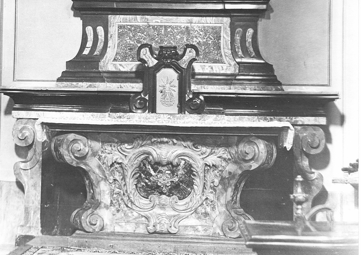 altare, opera isolata - bottega lombarda (sec. XVIII, sec. XX)