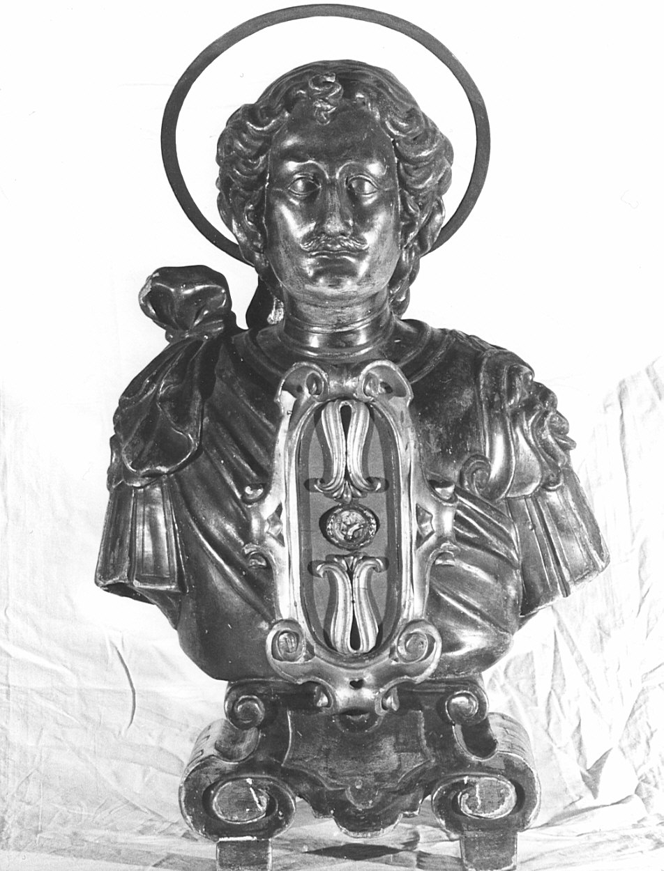 reliquiario - a busto, opera isolata - bottega lombarda (sec. XVII)