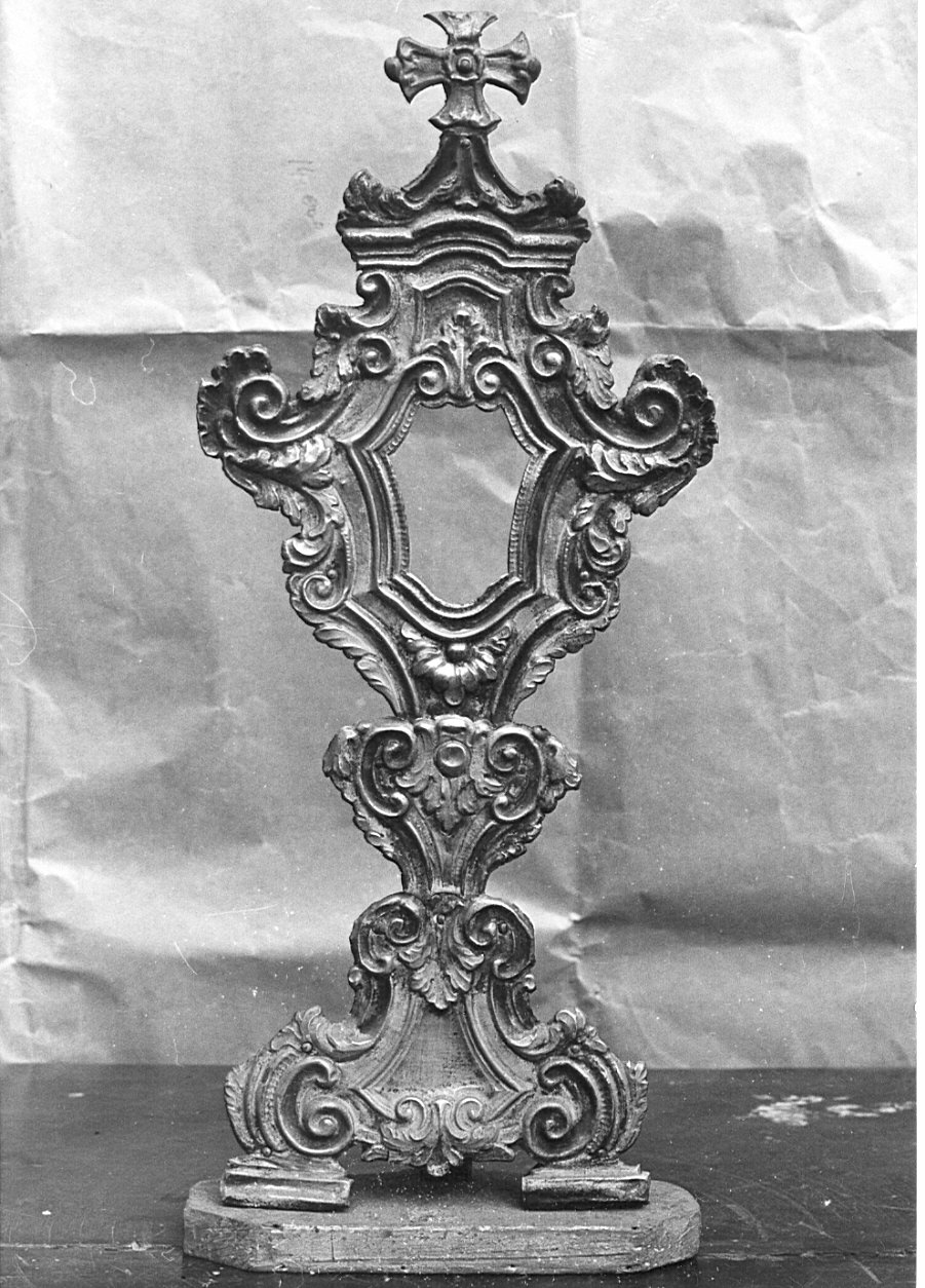 reliquiario - a ostensorio, opera isolata - bottega lombarda (metà sec. XVIII)