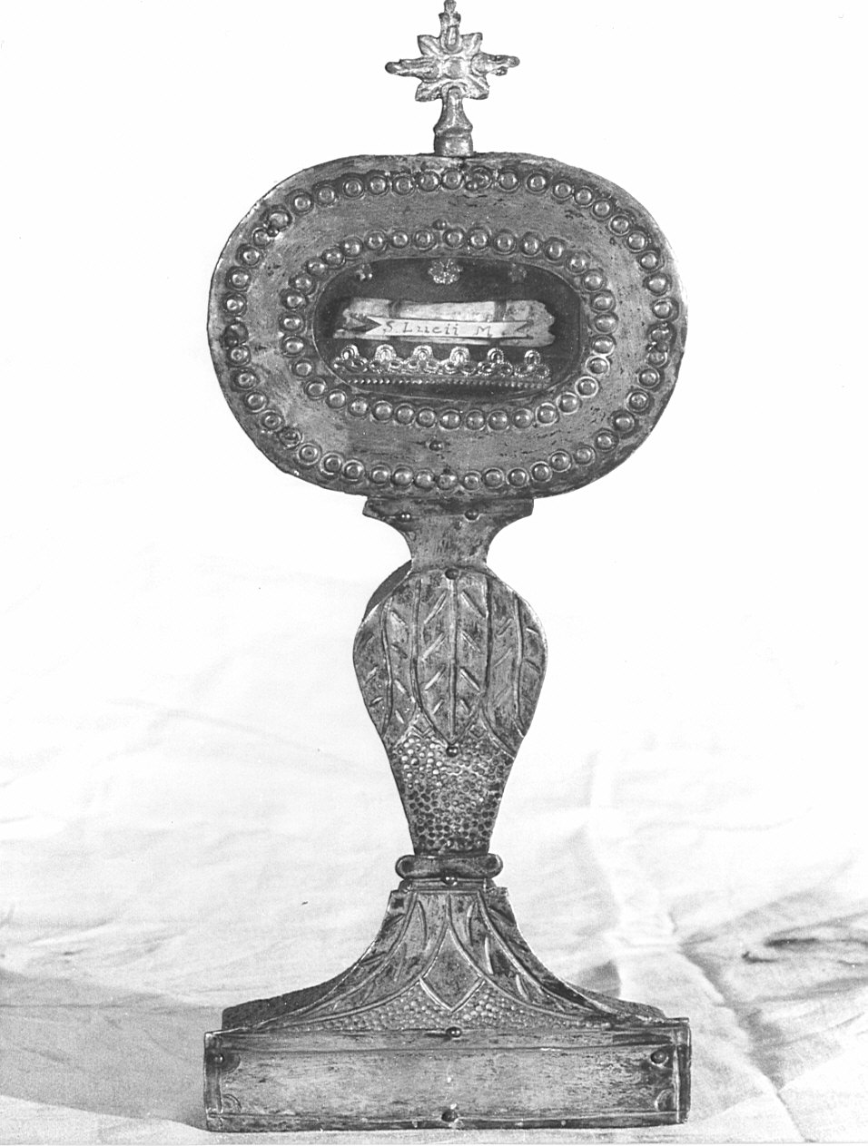 reliquiario - a ostensorio, serie - bottega lombarda (sec. XIX)