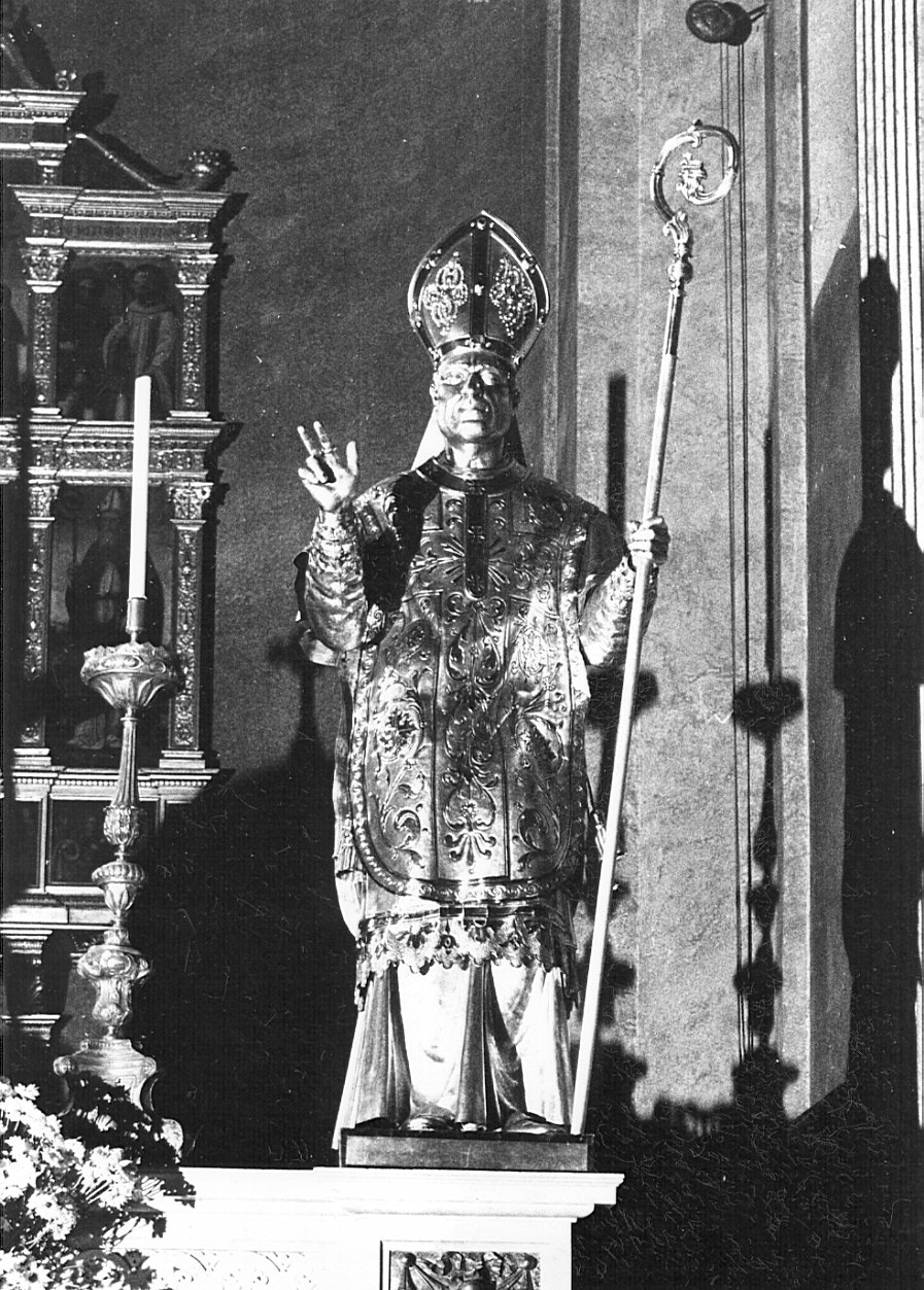 San Carlo Borromeo (statua, opera isolata) - bottega lombarda (sec. XIX)
