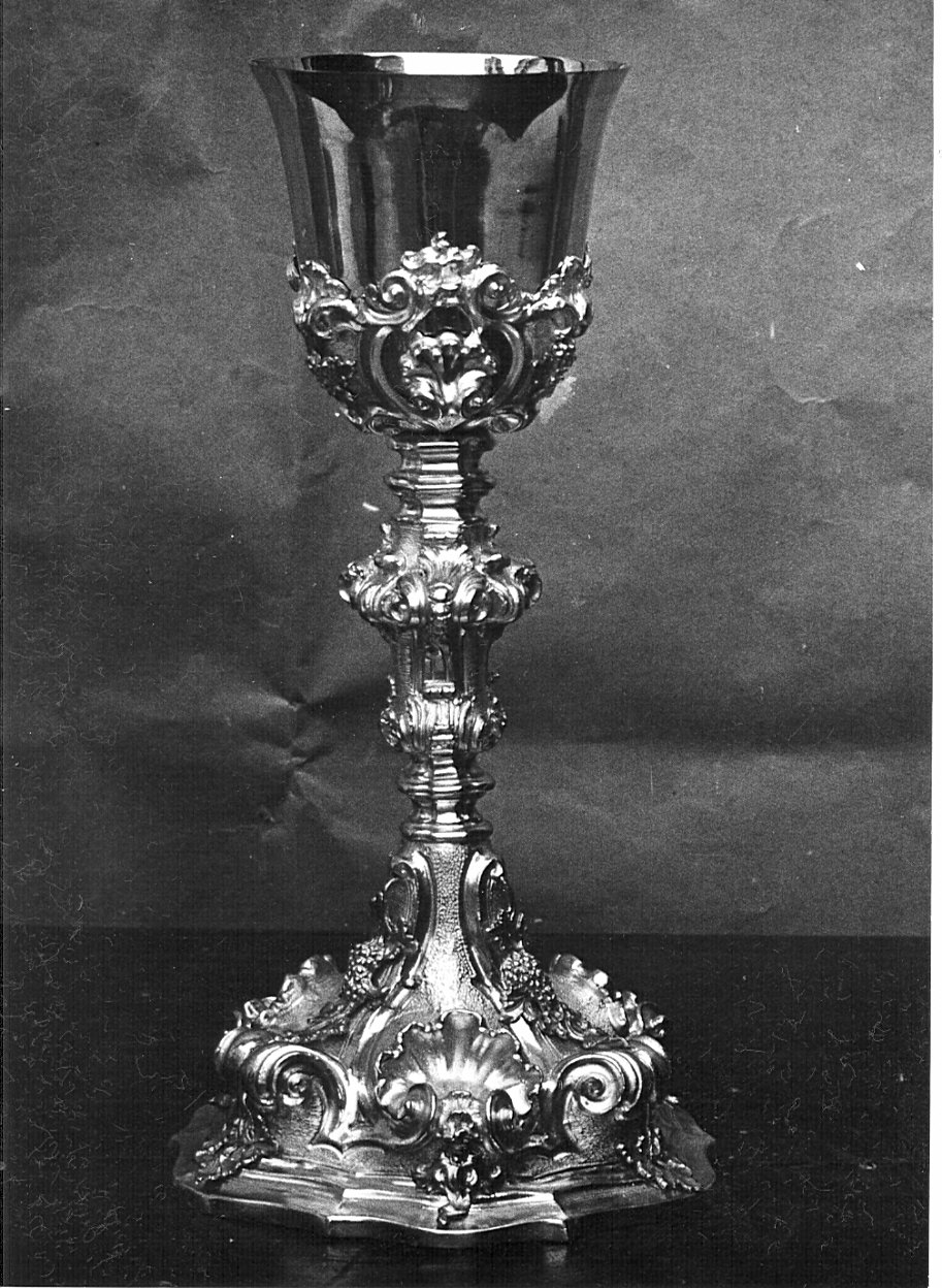 calice, opera isolata - bottega lombarda (sec. XVIII)