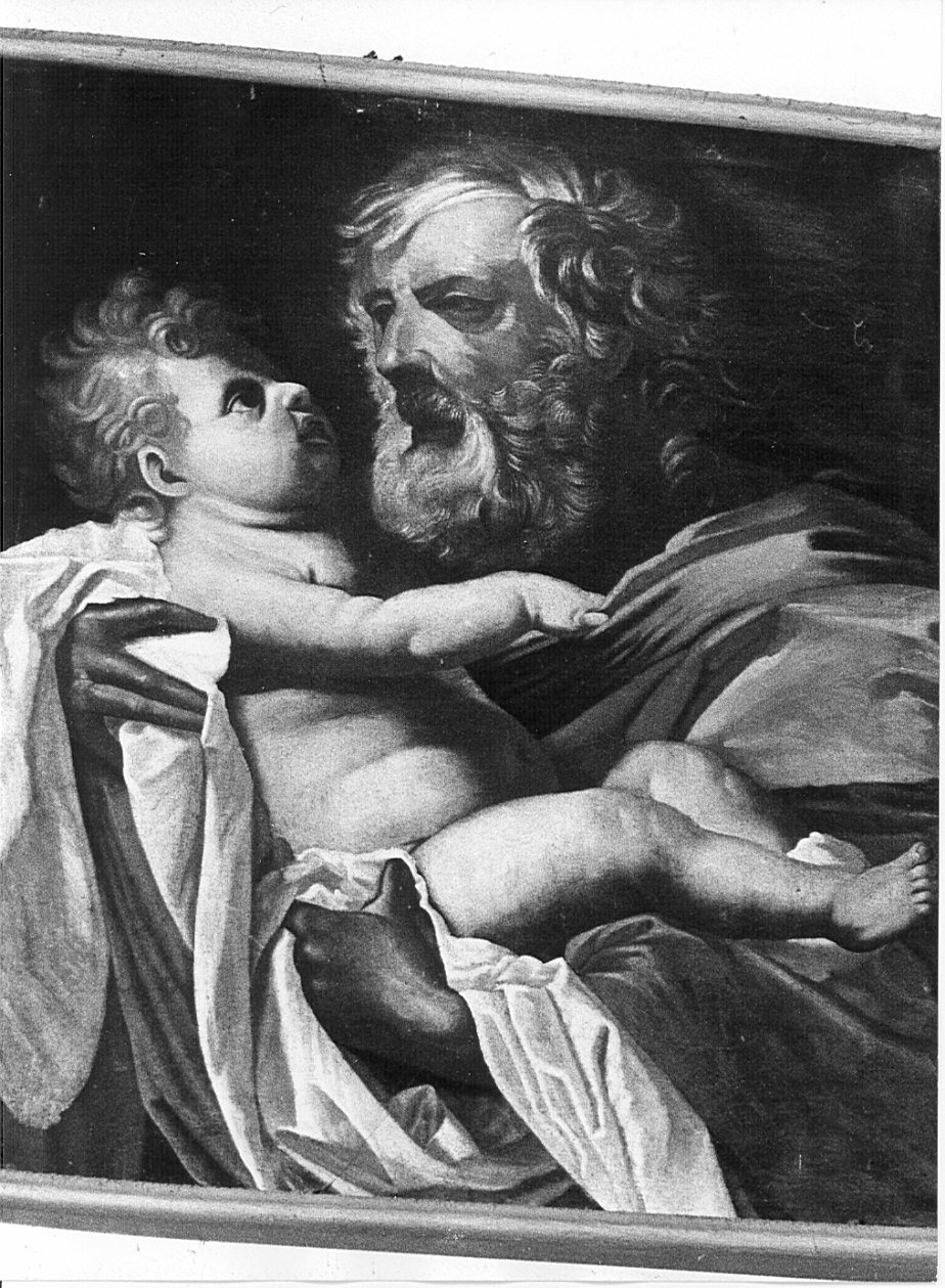 San Giuseppe e Gesù Bambino (dipinto, opera isolata) - ambito lombardo (sec. XVIII)