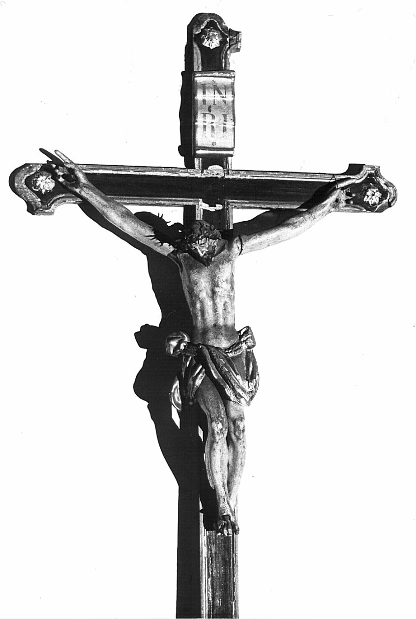 croce processionale, opera isolata - bottega lombarda (sec. XVIII)