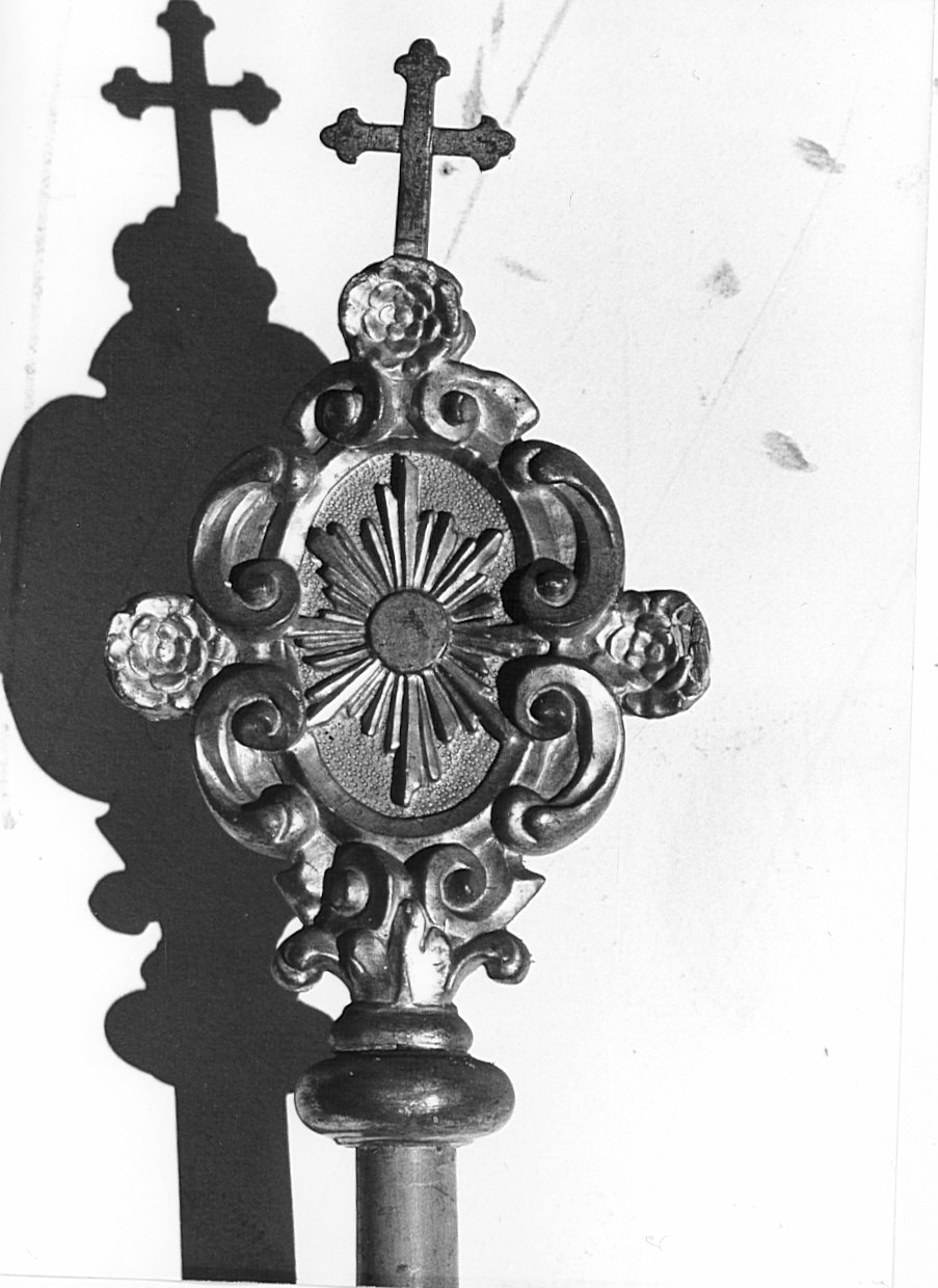 mazza processionale, coppia - bottega lombarda (sec. XIX)