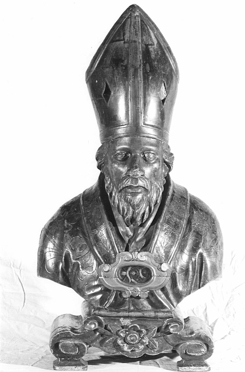 reliquiario - a busto, opera isolata - bottega lombarda (sec. XVII)